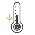 68℉ → -40℉≤60min
(20℃→-40℃)