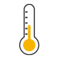 32℉ ~ 140℉±3.6℉ <br>(15℃ ~ 60℃±2.0℃)