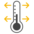 -40℉ ~ 212℉±3.6℉
(-40℃ ~ 100℃±2.0℃)