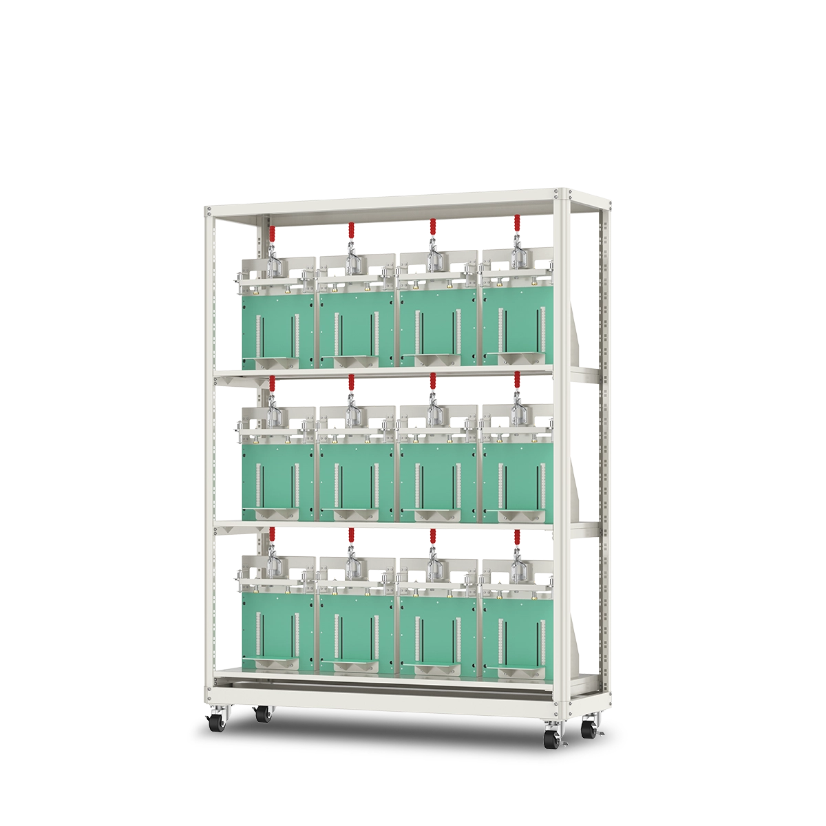 NEWARE-Battery Rack-120A Prismatic Cell Rack-PDCJ-F1-ZJ-120A-12CH-D1