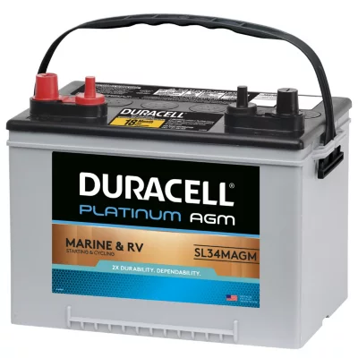 AGM deep cycle RV battery