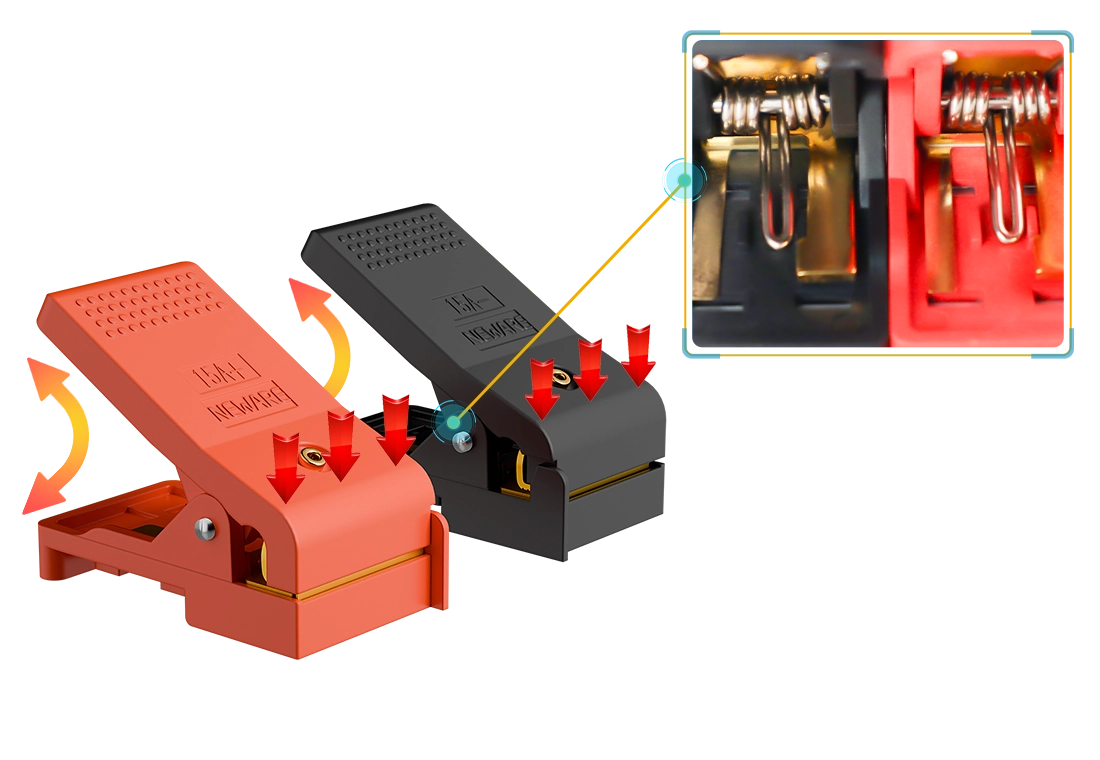 NEWARE-Polymer battery clamp- A705-P-DG-15A