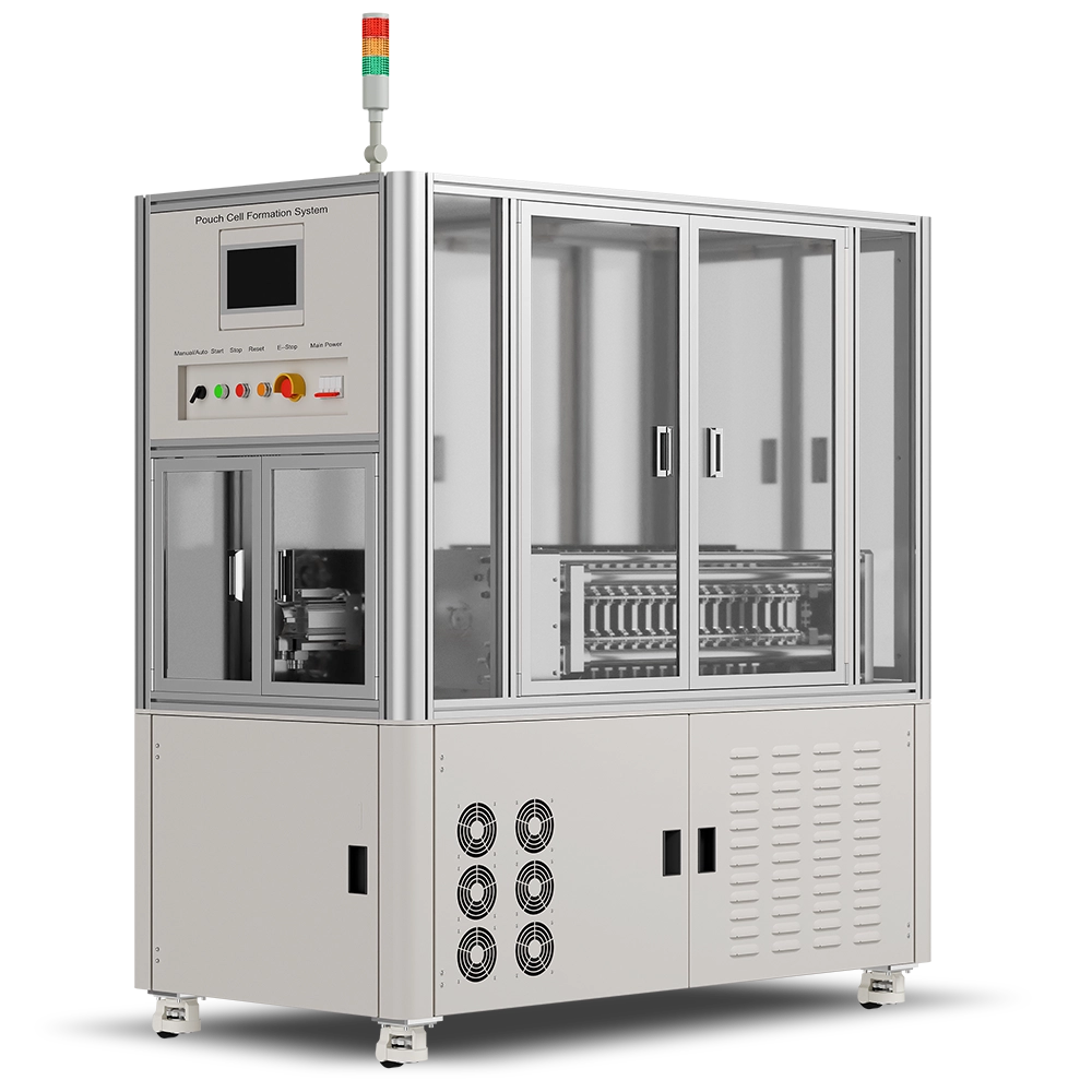 High Temperature Pressure Formation Machine-Pouch Cells Automated Production and Testing Equipment