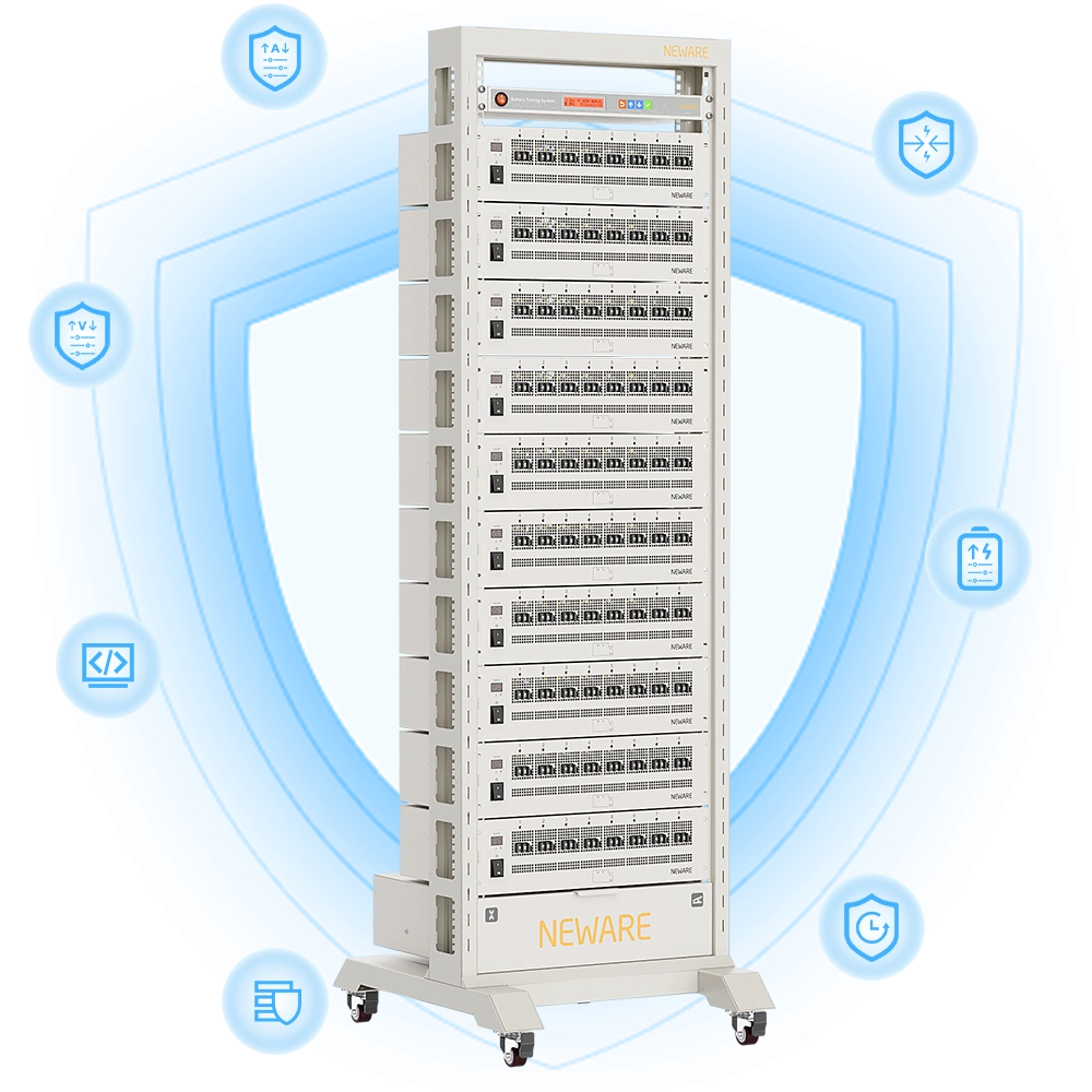 Bttery Test Equipment-NEWARE-CE-4008Q-5V20A-Battery Testing System   has a variety of security protection functions