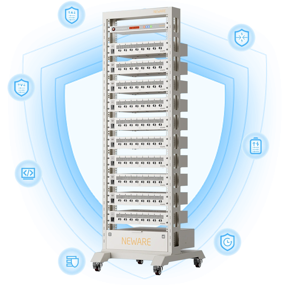 Bttery Test Equipment-NEWARE-CE-4008Q-5V15A-Battery Testing System   has a variety of security protection functions