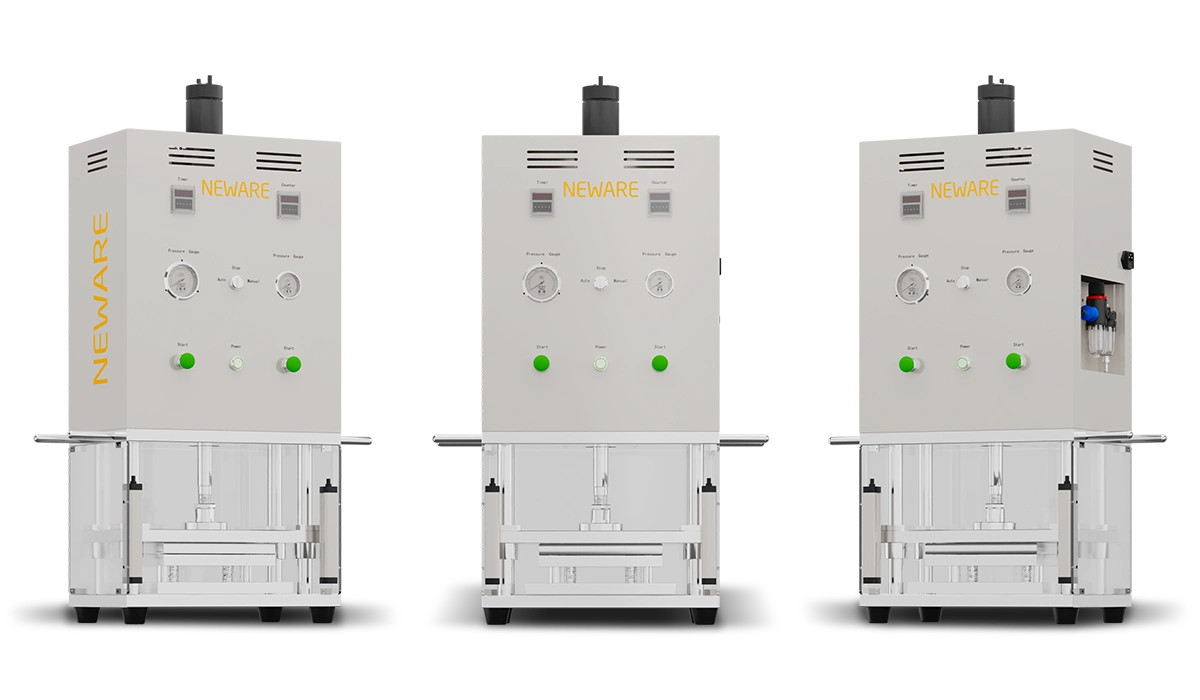 Semi-automatic aluminum-plastic film forming machine