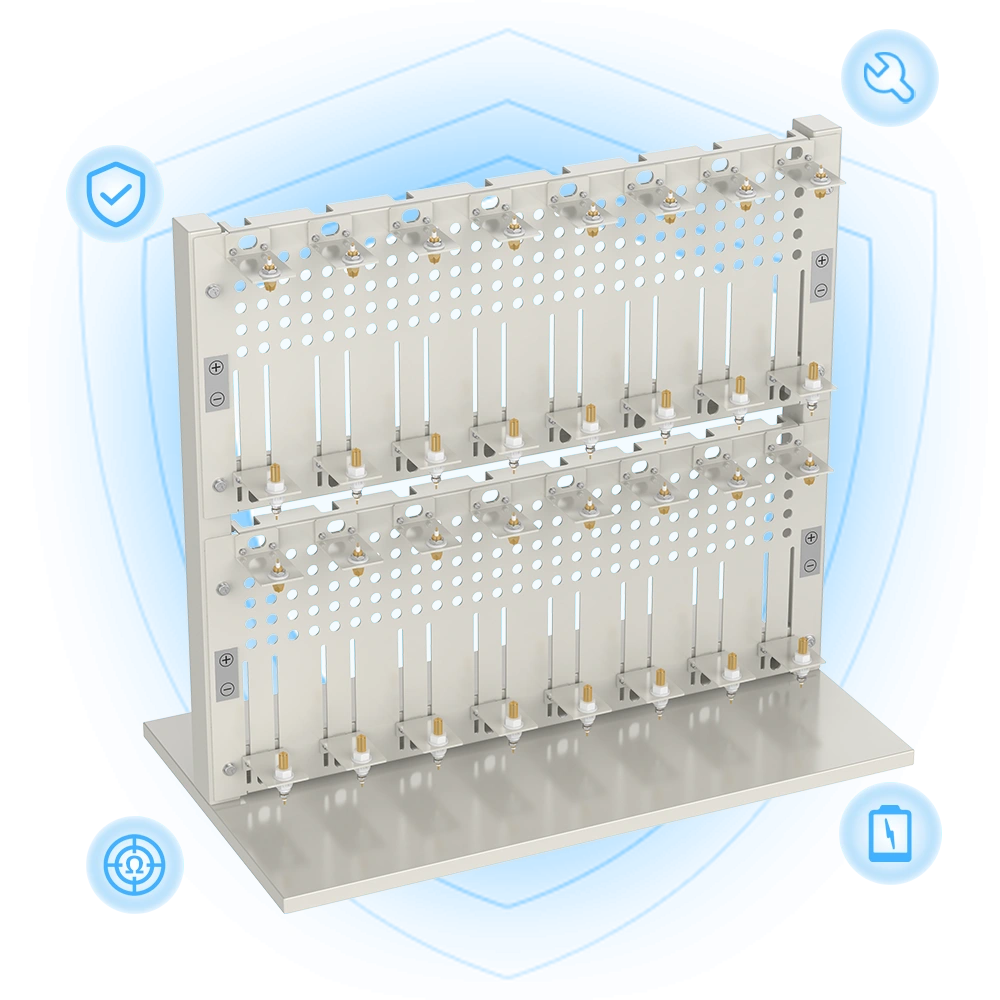 30A Temperature Chamber Cylindrical Cell Clamp Holder